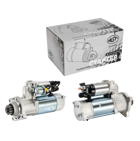 Стартер HONGYAN/IVECO C100/Cursor9 12 зуб. (AST1401/FAT5801655187/5802138347) AST Silver