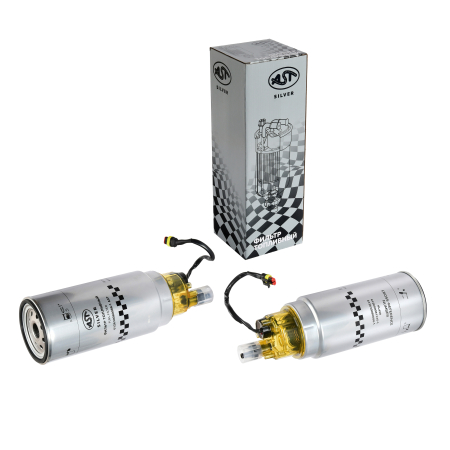 Фильтр топливный PL420 с подогревом (вилка) (AST1674/612600081335-1/612630080088-1) AST Silver