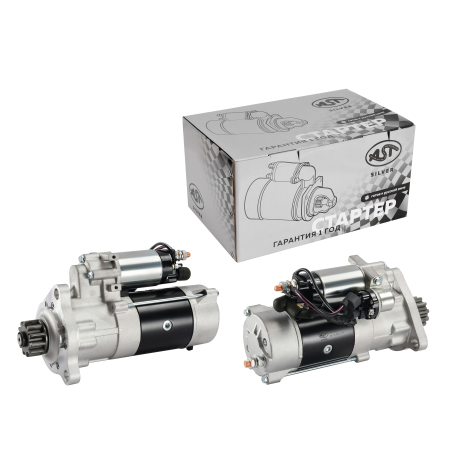 Стартер CUMMINS M11/ ISM/ ISX15  X3000/F3000 (Z=11)(AST1389/5284086/4985441/2871257/3103952/4974389) AST Silver