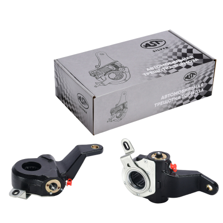 Трещетка тормоза HOWO T5G D-38/34 Z-19 задняя левая АВТОМАТ (AST1428/WG7129450001/WG7129450011) AST Silver