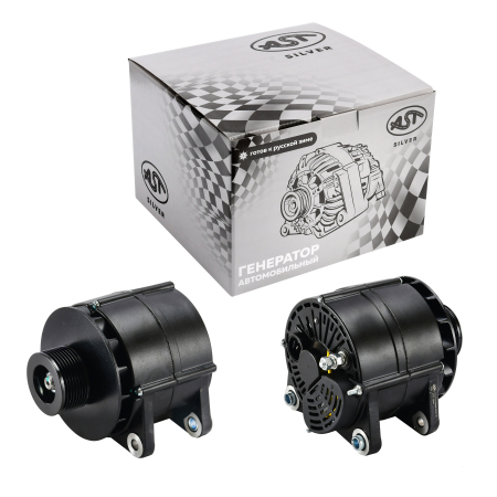Генератор FAW J6/J7 E5 4180/4250 8-ручейковый  24V100A (AST1034/3701010-M5B-02001B) AST Silver