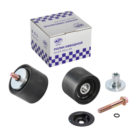 Ролик обводной WP12/WP13.480/550 МАЗ/SHAANXI плоский (AST1371/612630061100)  AST Smart