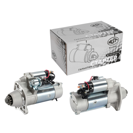 Стартер FAW J6/J7 11 зуб. CA6DM/CA6DM2/CA6DM3 (AST1395/M105R3003SE/3708010-53D/3708010-81DJ) AST Silver