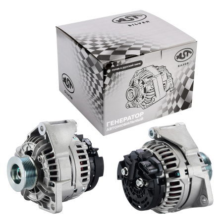 Генератор SHAANXI WP12/WP13 6 руч. 24V 80A X3000 (AST1756/1005214967/1000750099) AST Silver