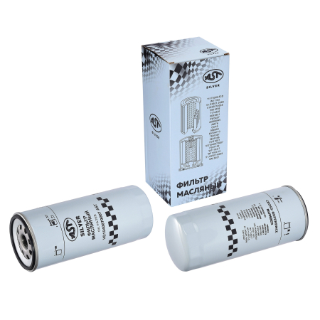 Фильтр масляный JX1023 FAW J6/HOWO E3 W11102/7 (1117050A53D/VG1540070007) AST Silver