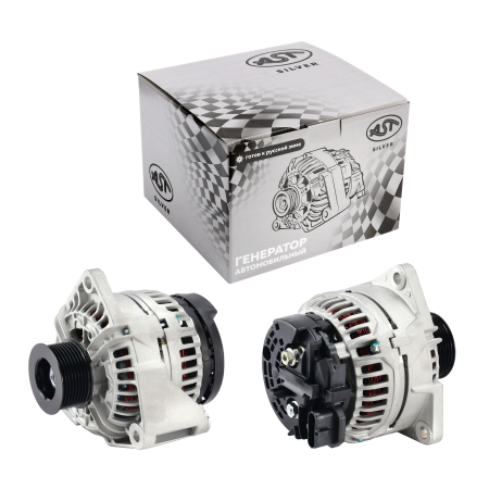 Генератор HOWO T5G MC11/MC13 28V-80A 5 контактов (AST1041/202V26101-6261) AST Silver