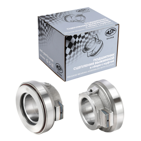 Подшипник выжимной с короткой муфтой в сборе (AST1148/3151600551 / CT5747F3 / 1765-00039 / 1096302076 / 217000164 / 996713KA2) OEM AST Silver