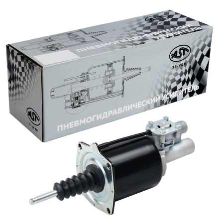 ПГУ D=102 SHAANXI корзина 430 ВЫХОДЫ ВБОК И НАЗАД (С КЛАПАНОМ) (AST1124/DZ9112230178) OEM AST Silver