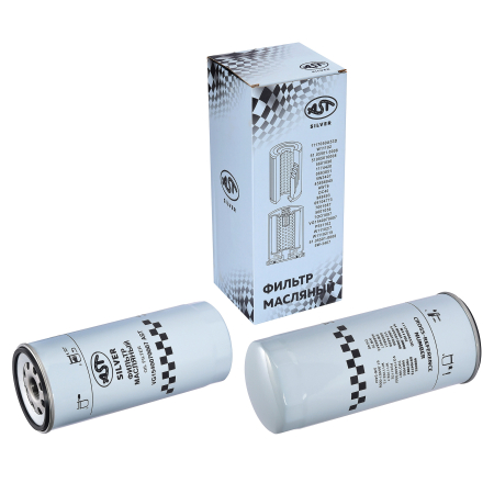 Фильтр масляный JX1023 LW500F (D17-002-02/860113016/LF667/860115053//С-5511/C18AB-1R0658/11214515) AST Silver