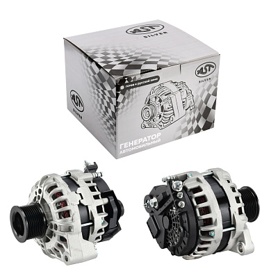 Генератор SHAANXI WP13/WP12/WP10.350E53/336E53 /WP13NG 8 руч. 28V 80A  (AST1046/1002475466/612600090805/1002015706/612600090816/1000179901) AST Silver