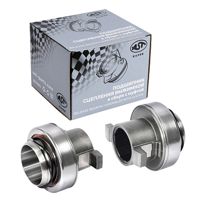 Подшипник выжимной 430 в сборе (AST1137/DZ93189160302/86CL6395F0/86CL6395F0S2/AZ9921162130/DZ9114160035/44/23/15/30) УНИВЕРСАЛЬНЫЙ OEM AST Silver
