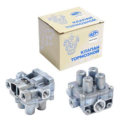 Клапан тормозной 4-х контурный (16x1,5) (AST1052/81.52151.6094/WG9000360523/2) AST Smart