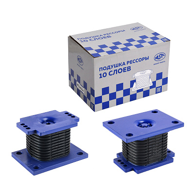 Подушка рессоры задней (6 отв.) 10 слоев (AST1133/AZ9725520276/AZ9725520278) AST Smart