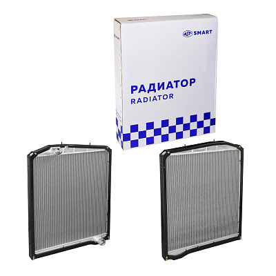 Радиатор FAW J6 CA6DM2 (1120x840x85) D=70 D=70 с алюминиевыми бачками (AST1164/1301010A76A) AST Smart