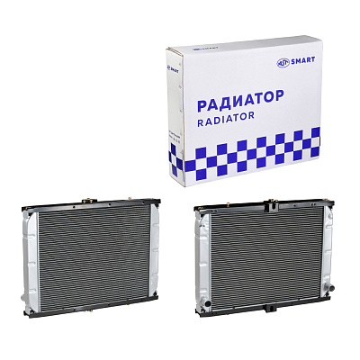 Радиатор FOTON 1099, 1093 (780х560x80) D=40 D=40 с алюминиевыми бачками (AST1167/1108913106002) AST Smart