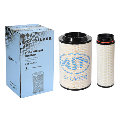 Фильтр воздушный 2437 FAW (AST1574/1109060-385+1109070-385) AST Silver