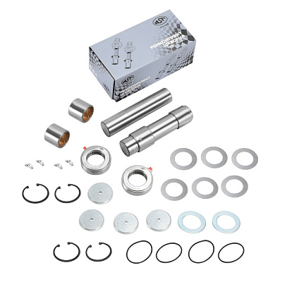 Р/к шкворня (на ось) HOWO T5G мост VGD95 51/51.2/52x237 (HRC>50) (AST1288/WG4095415002-XLB) OEM AST Silver