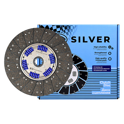 Диск сцепления  D=430 d=50,8 D2=240 Z=10 усиленный + доп.пружины (AST1048/DZ91189160210/220519000221/1601210-76A/DZ1560160020/DZ1560160020) AST Silver