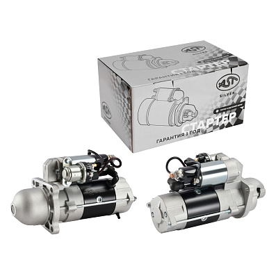 Стартер FOTON PERKINS 10 зуб. 24V 1049A, 1069, 1099, 1138 (AST1399/T63701001) AST Silver