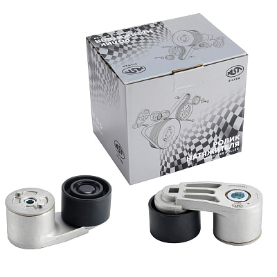 Ролик натяжной WP12/WP13.480/550 МАЗ/SHAANXI плоский  (AST1344/1000694241) AST Silver