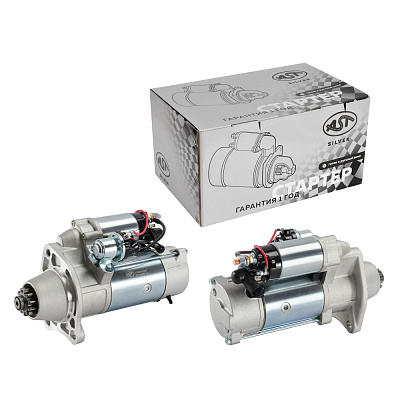 Стартер FAW J6/J7 11 зуб. CA6DM/CA6DM2/CA6DM3 (AST1395/M105R3003SE/3708010-53D/3708010-81DJ) AST Silver