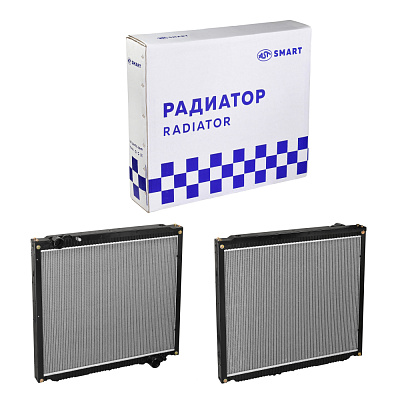 Радиатор MC11 HOWO T5G (910х860х80) D=58 D=58 с пластиковыми бачками (AST1171/752W06100-0080/752W06100-0081) AST Smart