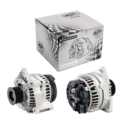 Генератор HOWO T5G MC11/MC13 28V-80A 5 контактов (AST1041/202V26101-6261) AST Silver
