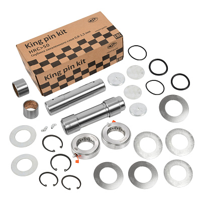 Р/к шкворня (на ось) HOWO C7H VGD71 43/43.25/44.8x187 (HRC>50) (AST1286/WG4005415303/WG4005416033-XLB) OEM AST Smart