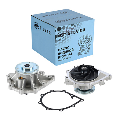 Насос водяной (помпа) MC11/MC13 HOWO T5G/T7H/C7H/G7S/G9H/TX (AST0462021/200V06500-6675/200V06500-6694) OEM AST Silver