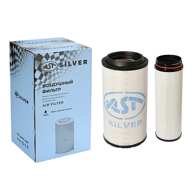 Фильтр воздушный 2652 FAW J7 (AST1576/1109060A2000/A + 1109070-2000-C00/A) AST Silver
