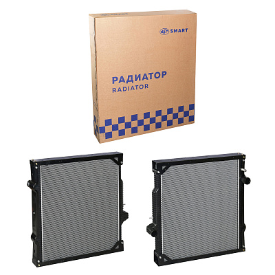 Радиатор FAW J7 CA6DM3 D=70 D= 65 с пластиковыми бачками (AST1797/1301010-2000F/1301010-2000/F) AST Smart