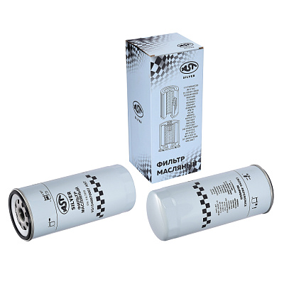 Фильтр масляный JX1023 FAW J6/HOWO E3 W11102/7 (1117050A53D/VG1540070007) AST Silver