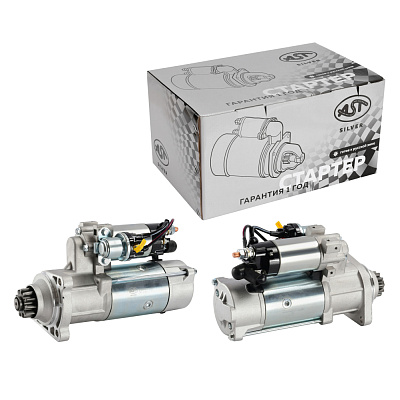 Стартер WP10 11 зуб. (AST1413/3708-00330/0001261052/612600091076/612600090561/612600090293/612600090409) AST Silver