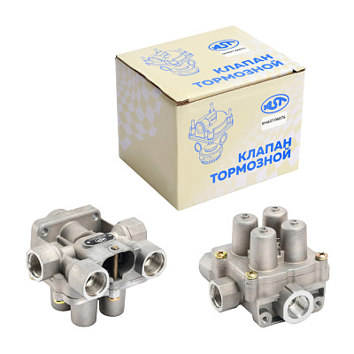 Клапан тормозной 4-х контурный (22x1,5) (с 2012 г) (AST1053/WG9000360523/2/81.52151.6094) AST Smart