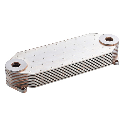 Радиатор масляный (теплообменник) CA6DM3 FAW J7 (AST1199/1013010-M54-0000NY) AST Smart