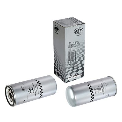 Фильтр топливный WP10/WP12/WP13/CA6DM FAW J6 (AST1682/1117050A81DM/1000422382/1000053555/FF5740/FF5507/612630080087) AST Silver