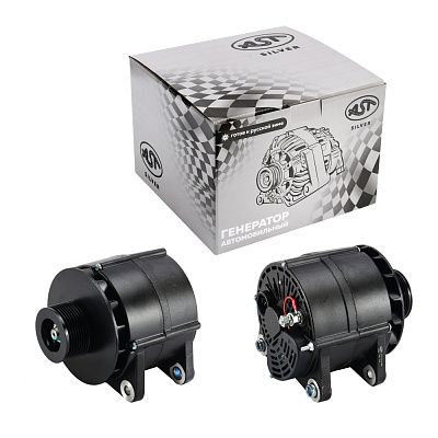 Генератор FAW E2/3 8-ручейковый шкив 24V 75A (AST1032/3701010-36D/JFZ2971B) AST Silver