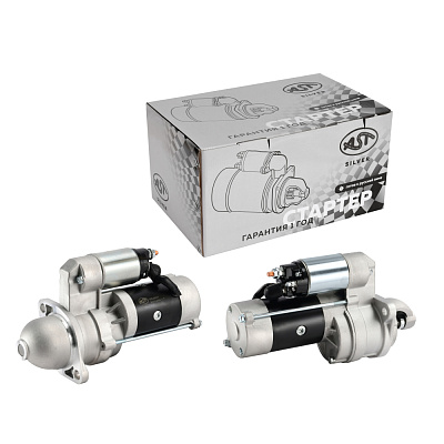 Стартер BAW 1044 YUEJIN 1041 E2 11 зуб. 24V/4.5KW (AST1379/QD263Y) AST Silver