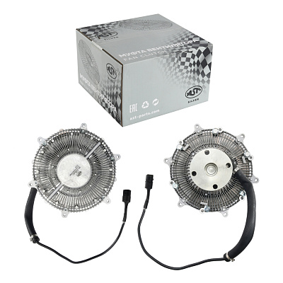 Муфта вентилятора FAW J7 CA6DM3-55E53 электрическая (AST1093/1313010-2000-C00/E) OEM AST Silver