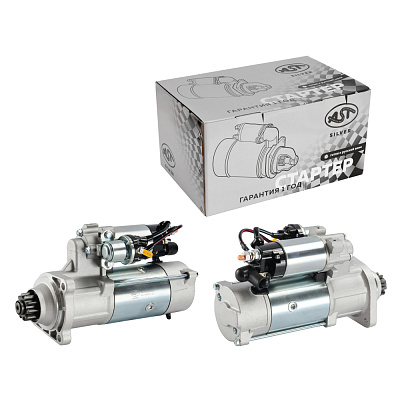 Стартер WD615 10 зуб. (AST1411/612600090210/612600090287/VG1560090007/VG260009020/VG1560090001) AST Silver