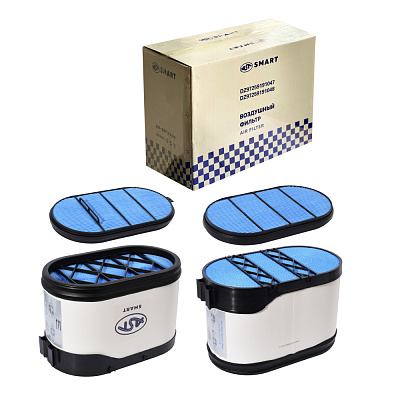 Фильтр воздушный  WP13 X3000/Yutong 2023 г. овальный 440x260 H=280 (AST1571/DZ97259191047+DZ97259191048) AST  Smart