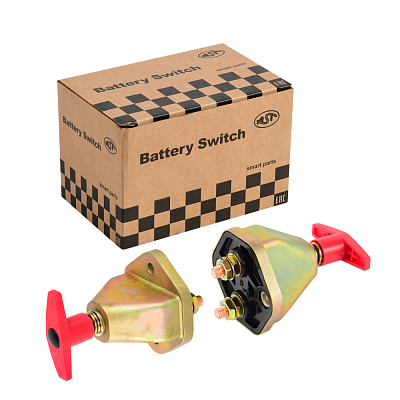 Выключатель аккумулятора (массы) SHAANXI F2000/HOWO A5/FOTON 3251 (AST1018/3731-00097/WG9100760100) AST Smart