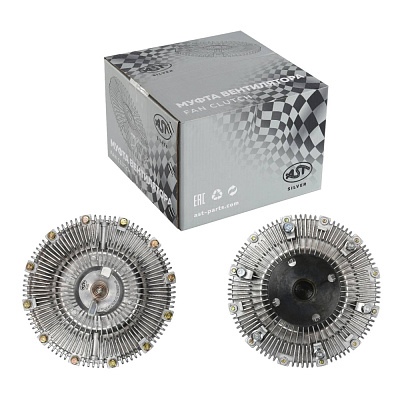 Муфта вентилятора FAW J6 CA6DM (AST1091/1313010-73A) OEM AST Silver